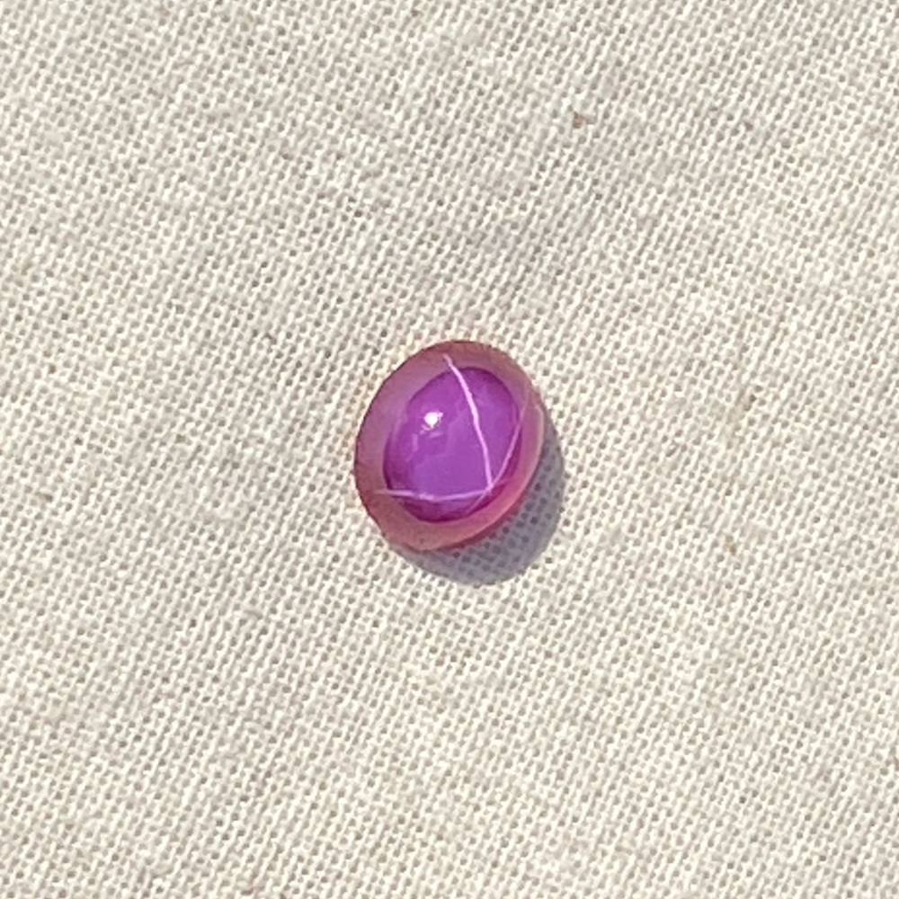 Amazing Synthetic Star Ruby Loose Stone - image 4